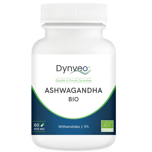 ASHWAGANDHA BIO - KSM 66,5% WITHANOLIDES - 600 MG / 60 GELULES - goobio - and - zen