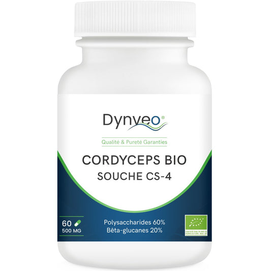 CORDYCEPS BIO SOUCHE CS - 4 - 20% BETA - GLUCANES - 500 MG / 60 GELULES - goobio - and - zen