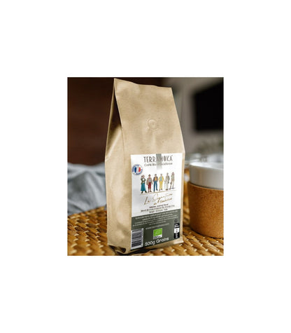 Café bio en grains 500 g Inde, Brésil et Ethiopie - La Signature - goobio-and-zen