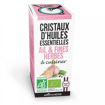 Cristaux Huile Essentielle - AIL & FINES HERBES - 10 g - goobio-and-zen