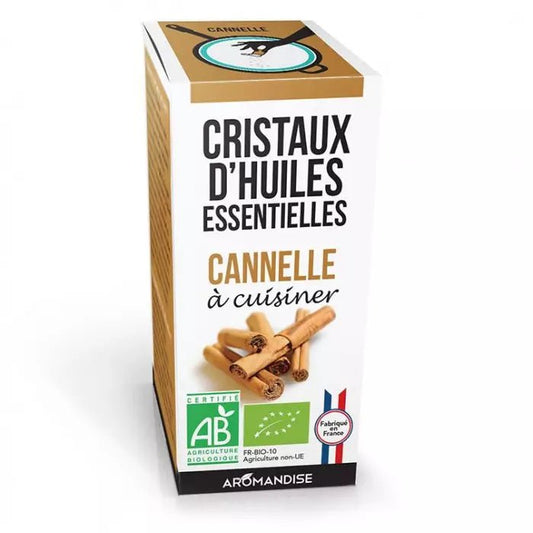 Cristaux Huile Essentielle - CANNELLE - 10 g - goobio-and-zen