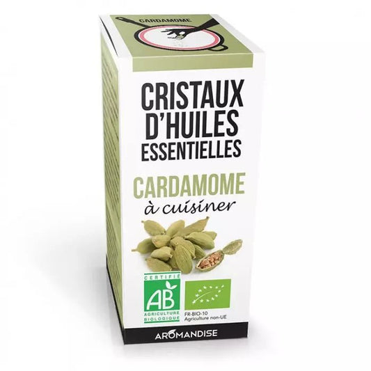 Cristaux Huile Essentielle - CARDAMOME - 10 g - goobio-and-zen