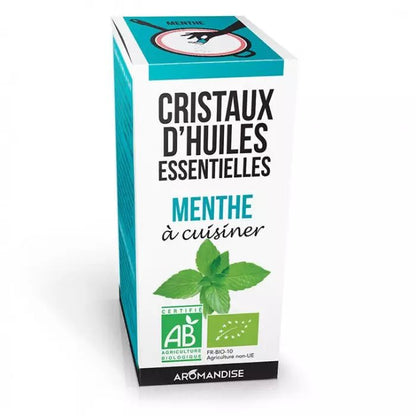 Cristaux Huile Essentielle - MENTHE - 10 g - goobio-and-zen