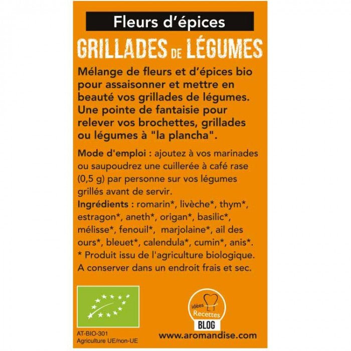 Grillades de Légumes - 20 g - goobio-and-zen