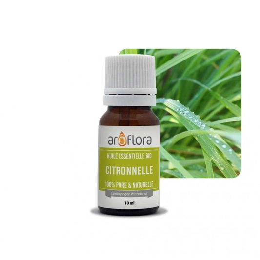 Huile Essentielle : Citronnelle 10 ml - goobio-and-zen