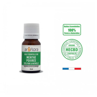 Huile Essentielle : Menthe Poivrée 10 ml - goobio-and-zen