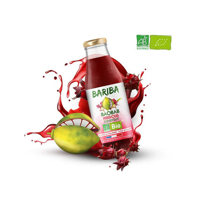 Jus de BAOBAB - Hibiscus - 25 cl - goobio-and-zen