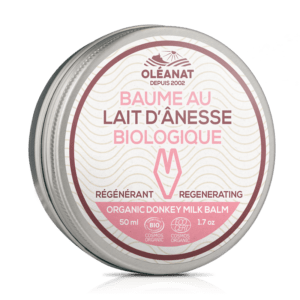 Les Soins douceur d'antan - Baume au lait d'ânesse BIO Oléanat - goobio-and-zen