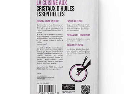 Livre : La Cuisine aux Cristaux d'Huiles Essentielles - goobio-and-zen