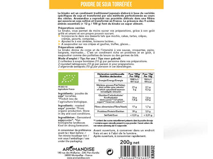 Poudre de soja torréfié KINAKO - BIO - 200 g - goobio-and-zen