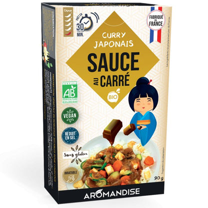 Sauces au CARRE -Curry Japonais - 90 g - goobio-and-zen