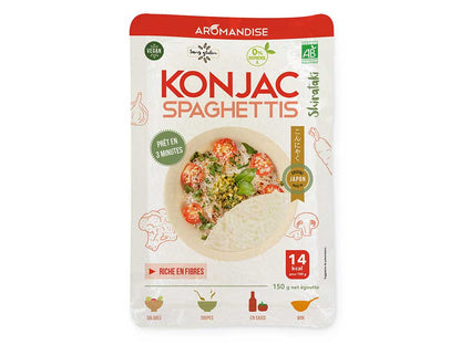 Spaghettis ou Shirataki de Konjac et riz - 150 g - goobio-and-zen