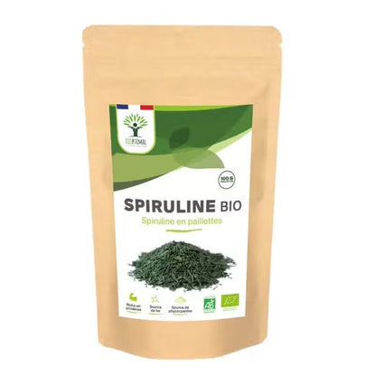 Spiruline en paillettes 100 g - goobio-and-zen