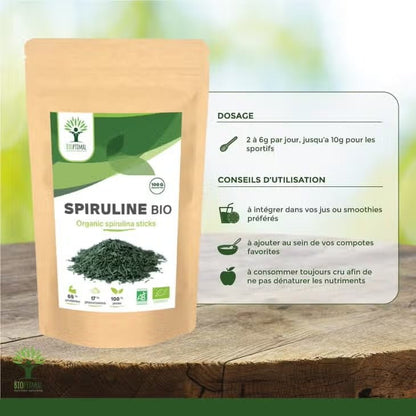 Spiruline en paillettes 100 g - goobio-and-zen