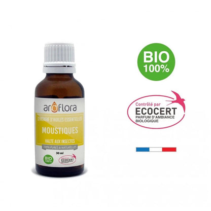 Synergie d'Huiles Essentielles : Moustiques 30 ml - NOUVEAU - goobio-and-zen