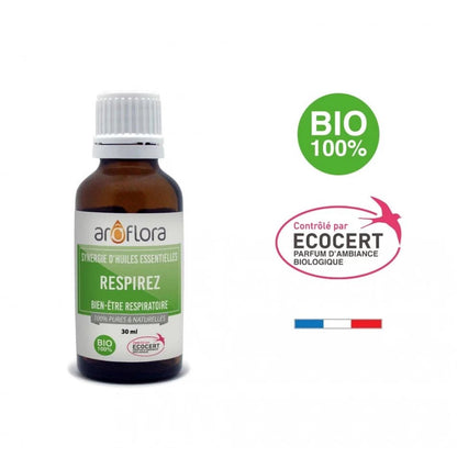 Synergie d'Huiles Essentielles : Respirez 30 ml - NOUVEAU - goobio-and-zen