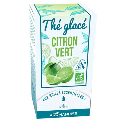 Thé Glacé - Thé Vert & Citron vert - 10 sachets - goobio-and-zen