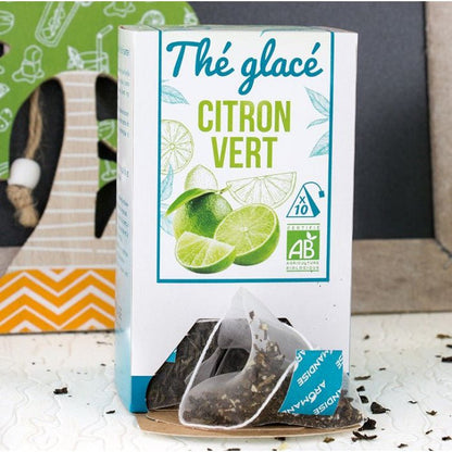 Thé Glacé - Thé Vert & Citron vert - 10 sachets - goobio-and-zen